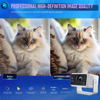 Projecteur Intelligent Topleo 8K Android TV 14, Projecteur Cinéma Hy350 Max Portable 4K Mini, Vidéo 8K 1080p, Projecteur de Cinéma Maison