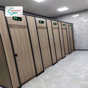 Thương mại HPL nhà vệ sinh gian hàng phân vùng hệ thống rắn <span class=keywords><strong>Phenolic</strong></span> lõi thiết kế hiện đại nhà khách sạn nhà vệ sinh phân vùng buồng - Product Image 2