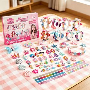 Stylish Girls Hair Accessory Design Kit DIY Headbands <b>Clips</b> Sequin <b>Bow</b> Butterflies Flowers Gift Ready Box Pack - Product Image 5
