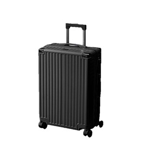 Valise rose 20 pouces avec roulettes pivotantes, grande capacité pour les voyages, unisexe, couleur unie, fermeture à glissière, serrure à combinaison - Product Image 5