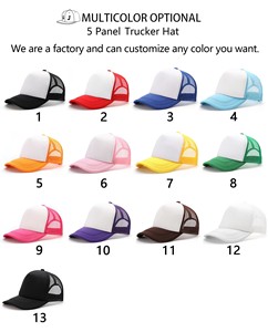 OEM Custom Trucker <b>Hat</b> With 3D logo Embroidery Sports Caps Print 5 Panel Blank High Quality Mesh Cap Manufacturers Wholesale - Product Image 4