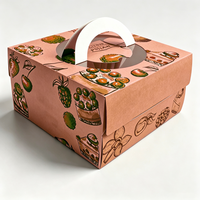 Boîte à pâtisserie de luxe en carton doré, boîte cadeau pliable, impression UV, impression de logo personnalisée, boîte de boulangerie, écologique, recyclable