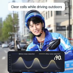 Casque <span class=keywords><strong>sans</strong></span> fil mono-auriculaire, articles économiques, autonomie de 40 heures, pour bureau, centre d'appels, camionneur, avec micro, Bluetooth - Product Image 4