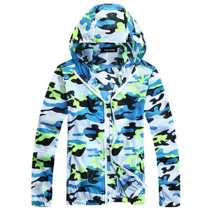 Giacca di protezione solare mimetica Unisex per esterni estivi Unisex per campeggio a prova di ultravioletti - Product Image 3