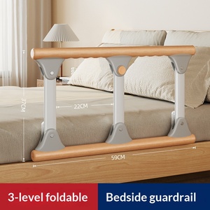 Elderly bedside rail, adjustable safety height, bedside handrail with storage <b>bag</b> - Product Image 6