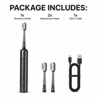 Cepillo de Dientes Sónico Carepik Avanzado de 3 Niveles, 3 Modos de Limpieza, Resistente al Agua IPX7, Carga USB, Cerdas Suaves