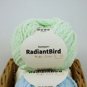 Domi Brand Popular Selling Huge Cute 50G for <b>Scarf</b> Doll Blanket <b>Chunky</b> Polyester Yarn - Product Image 5
