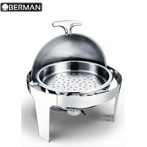 Hotel ristorante di cottura di vetro in india di alta qualità in acciaio inox alimentare warmer filo chafer riscaldatori per buffet - Product Image 3