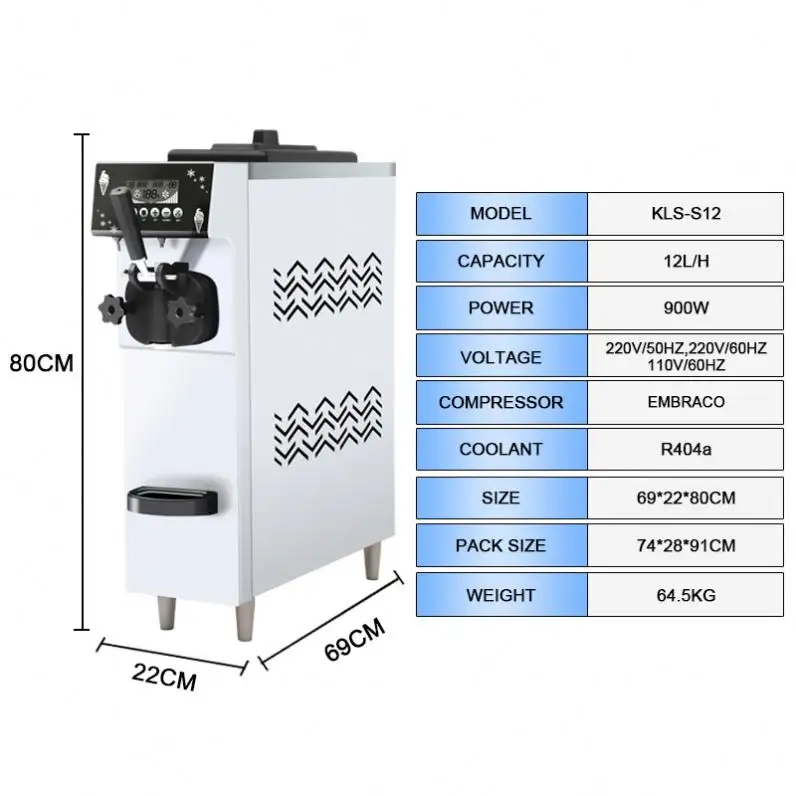 One flavors soft ice cream machine price italian ice cream machine commercial machine for sale