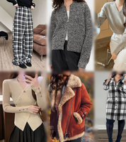 Vêtements d'occasion à bas prix pour femmes, collection automne-hiver, stock en gros, assortiment décontracté, envoi aléatoire