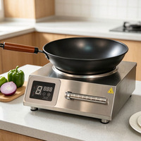 Peralatan Dapur Kompor Keramik 3500W Permukaan Cekung Kompor Listrik Inframerah Keramik
