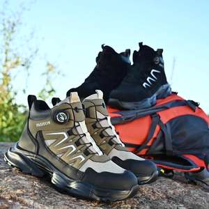 Chaussures de sécurité unisexes OLICOM à embout d'acier, bottes de travail antidérapantes et anti-perforation pour hommes, chaussures de travail montantes, chaussures de sécurité - Product Image 2