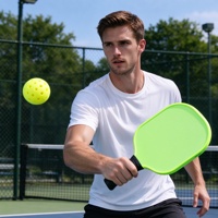 Raquette de pickleball personnalisée en fibre de verre avec poignée ergonomique antidérapante et noyau en nid d'abeille – Vente en gros usine