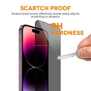 ฟิล์มกันรอยหน้าจอแบบใหม่ OEM สำหรับ iPhone 16 Pro Max  แบบพิมพ์ลายไหม ป้องกันความเป็นส่วนตัว  กระจกนิรภัย พร้อมอุปกรณ์จัดตำแหน่งอัตโนมัติ - Product Image 4