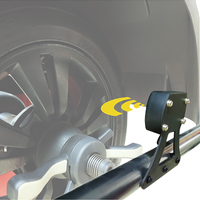 Equilibrador de rueda de freno automático para servicio de neumáticos con medición de sonar y función de indicador de línea láser