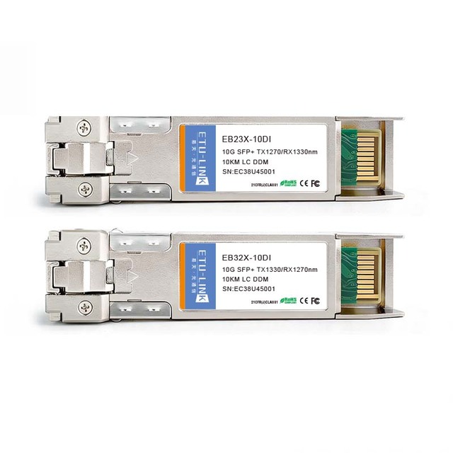0GBASE-BX10-U SFP-10G32-BX10 10km Networks SFPP-10GE-BX10U-IT Compatible 10G BIDI SFP+ Transceiver Module