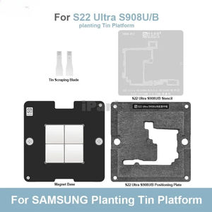 IParts Amaoe Strong Magnetic Planting Tin Platform Set pour <span class=keywords><strong>Samsung</strong></span> S22 Ultra SM-S908U/W/O/D/E SM-<span class=keywords><strong>S908B</strong></span>/BE Middle Layer Solder - Product Image 4