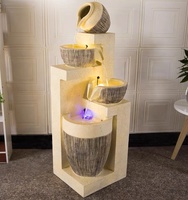 Fontaine murale en pierre acrylique d'intérieur/extérieur pour la maison et le jardin
