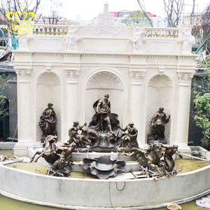 Statue de fontaine en métal en bronze de Poséidon le <span class=keywords><strong>dieu</strong></span> de la mer avec des thèmes variés pour les vacances et les occasions - Product Image 2