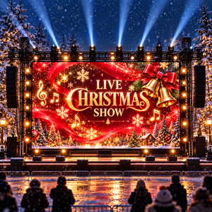 Outdoor-Werbe-LED-Bildschirm P3.91 Outdoor-Mietdisplay IP65 für Weihnachtskonzert-Bildschirm BRC3.91 - Product Image 1
