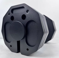 Nouveau Design Insert Type Réglable En Acier Haltère Détachable Professionnel Gym Fitness Insert Carré Decagon Haltère Poids Libre