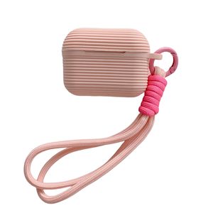 Nouvel étui pour écouteurs Apple en silicone souple avec sangle de poignet pour AirPods, étui portable en silicone souple au toucher doux - Product Image 5