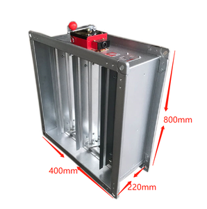 Manual de control de flujo de aire de conducto amortiguador - Product Image 6
