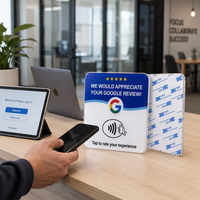 Carte à puce NFC RFID PVC Vorx Tech NTAG213 avec code QR et mini-étiquette pour le contrôle d'accès dans les magasins, salons, cafés et hôtels