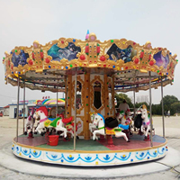 Carrousel de luxe 16 places pour l'intérieur, l'extérieur et le parc d'attractions pour centre commercial
