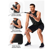 Débardeur de sport personnalisé OEM pour homme, séchage rapide, sans manches, pour entraînement sportif, sublimation