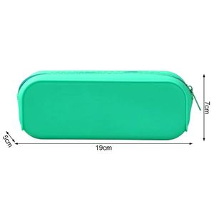 Boîte à crayons en silicone 3D mignonne et personnalisée, petite trousse à maquillage, porte-monnaie, étui à fermeture éclair pour fille - Product Image 2