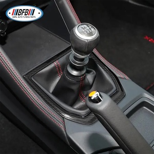 18 pièces <span class=keywords><strong>de</strong></span> garnitures intérieures en carbone véritable pour tableau <span class=keywords><strong>de</strong></span> bord et console centrale pour Subaru WRX 2022-2024, accessoires intérieurs pour voiture - Product Image 6