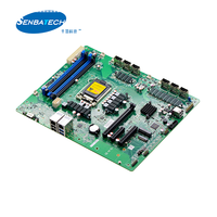 Atx Motherboard Nas case Lga 1155 Cpu Socket Dual LAN 24 * SATA3.0 M.2 Slot Nas Storage
