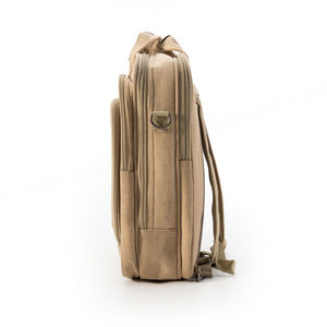 Vintage Fashion Unisex Geometric Pattern Waterproof <b>Canvas</b> Cowhide <b>Backpack</b> 36-55L Outdoor Travel Hiking - Product Image 3