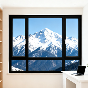 Fenêtre à battants en aluminium à double vitrage résistant au vent personnalisée pour la maison - Product Image 3