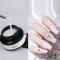 Reconstructible d'extensions d'ongles gel, produit de manucure professionnel, de marque, nail art
