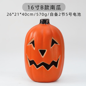Halloween 16 pulgadas luminoso hueco calabaza linterna colgante centro comercial escaparate escena accesorios de decoración coloridos - Product Image 4