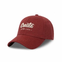 Casquette de baseball à 6 panneaux avec logo brodé 3D personnalisé, en coton premium respirant et léger, unisexe, pour le sport et la rue, pour hommes et femmes