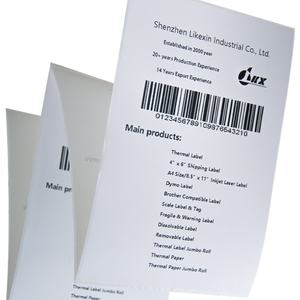 Etiquetas Adhesivas Personalizadas al por Mayor de Fábrica, Etiquetas de Envío Resistentes al Agua 4x6, Etiquetas Térmicas Autoadhesivas en Forma de Abanico - Product Image 4