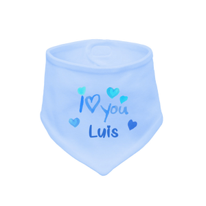 Bavaglino per neonati con il nome "I Love You" (Bambino) - Product Image 4