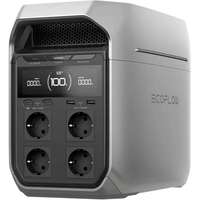 Disponible en Stock: ECOFLOW DELTA 3 Plus (CN) 1800W/3600W, Estación de Energía Portátil para Camping, 220V, Enchufes EU, US y UK