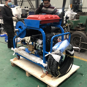 Jetters de <span class=keywords><strong>alcantarillado</strong></span> para <span class=keywords><strong>limpieza</strong></span> de <span class=keywords><strong>alcantarillado</strong></span>, motor de gasolina accionado por 35HP, 400mm, 150Bar, 18GPM - Product Image 5