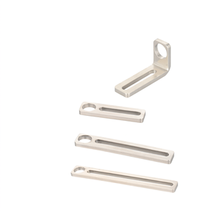 Support à ventouse en alliage d'aluminium Vac M10-M12, adaptateur de montage plat de type L pour bras de robot industriel et automatisation - Product Image 1