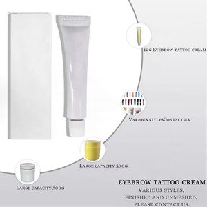 Bálsamo para el Cuidado Posterior del Tatuaje para Labios, Arte Corporal, Tatuaje, Crema Blanca, <span class=keywords><strong>Micropigmentación</strong></span> para Labios y Cejas - Product Image 6