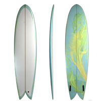 Mini planche de surf rétro en époxy Eps