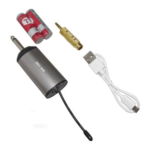 Ak 100 Uhf Headband <b>Tie</b> <b>Back</b> Radio Microphone With Foam Windscreen For Communication Use - Product Image 4
