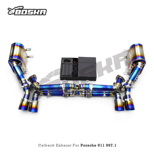 Pot d'échappement BOSKA Valvetronic Catback pour PORSCHE 911 997.1/997.2 Carrera 4S 3.6L/3.8L 2004-2012, silencieux en titane - Product Image 6