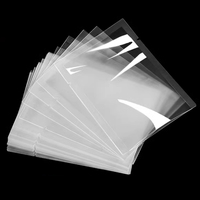 Emballage alimentaire, surface en plastique transparente, lisse, pochette de conservation alimentaire personnalisée, pré-coupée, fermeture à 3 côtés, sac sous vide en Mylar pour la viande