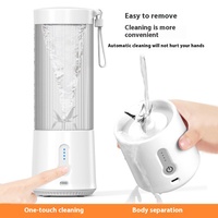 Nouvelle arrivée Mini presse-agrumes électrique portable Mélangeur de fruits transfrontalier à lame en acier inoxydable avec source d'alimentation USB pour la maison et la voiture