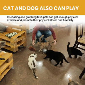 Juguete Interactivo Inteligente <span class=keywords><strong>para</strong></span> <span class=keywords><strong>Perros</strong></span> y Gatos con Sonido y Movimiento Realistas, Sensor Táctil, Juguete de Caza <span class=keywords><strong>para</strong></span> Aliviar <span class=keywords><strong>la</strong></span> <span class=keywords><strong>Ansiedad</strong></span> y Hacer Ejercicio - Product Image 4